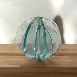Vintage Beveled Glass Candle Holder
